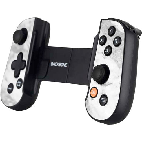 Silver Marble Backbone One for iPhone Game Controller Skin